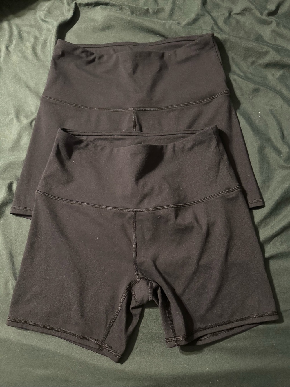 RBX Women's Black High-Rise Bike Shorts (2-Pack)